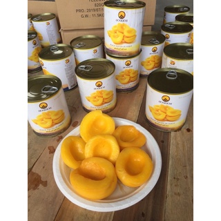 Đào ngâm lon 820gr