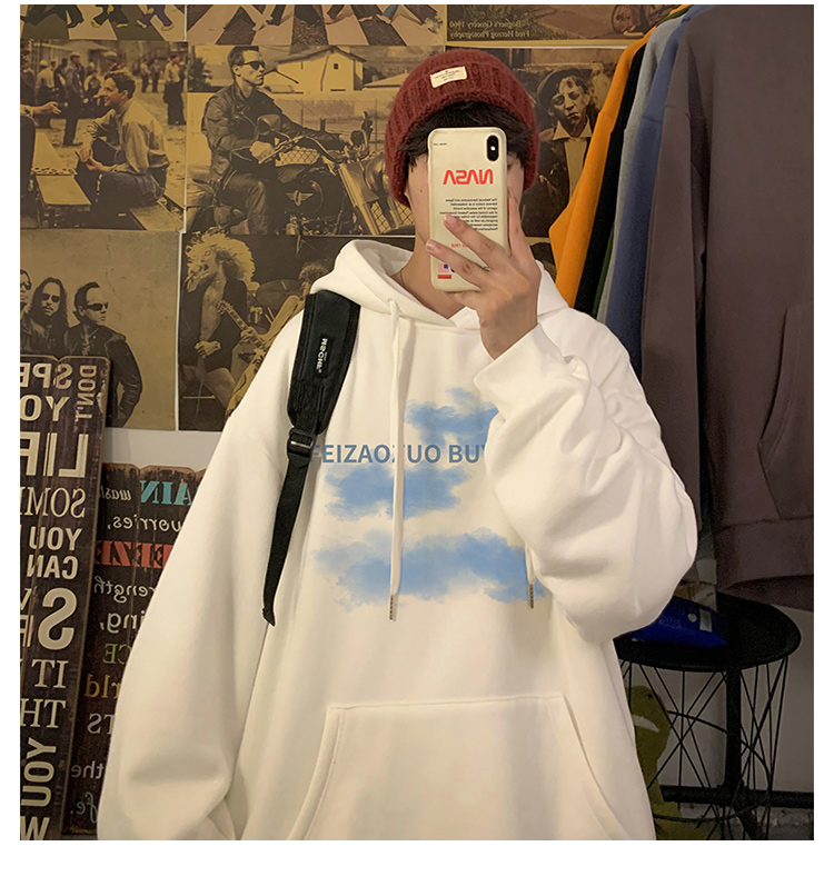 Áo hoodie cổ tròn phong cách Hàn Quốc thông thường thời trang cho nam | BigBuy360 - bigbuy360.vn