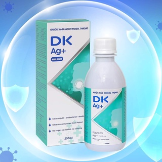 Nước súc miệng Nano Bạc DK Ag+ hương bạc hà giúp thơm miệng, ngừa sâu răng, nhiệt miệng, nước súc miệng cho trẻ em,250ml
