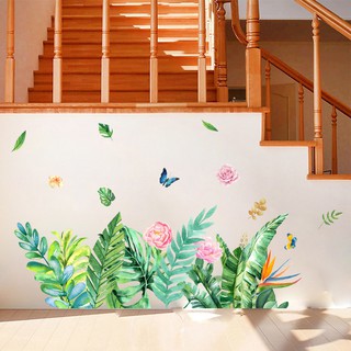 Decal dán tường hoa cỏ - dc225
