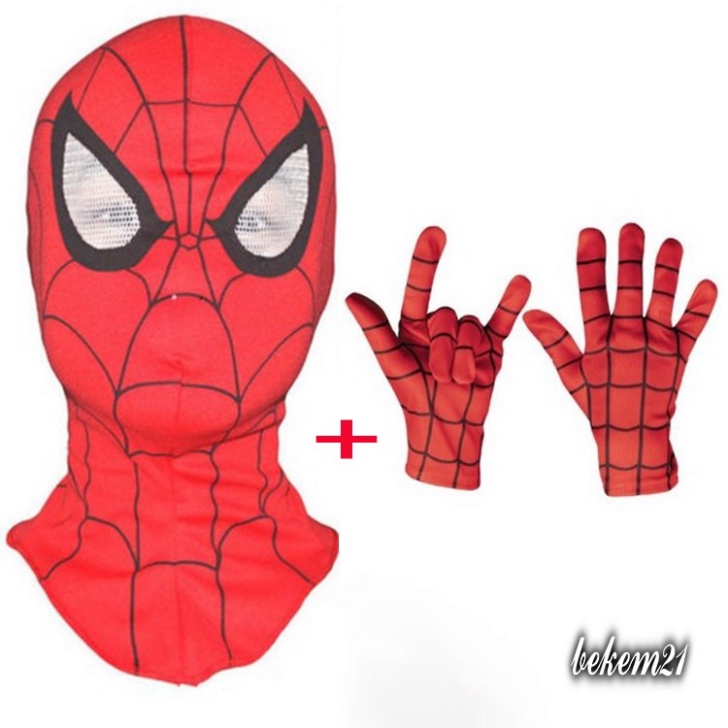 Đồ chơi người nhện bộ áo choàng,khiên, kiếm laser ánh sáng,mặt nạ đèn led spiderman avengers marvel cho bé