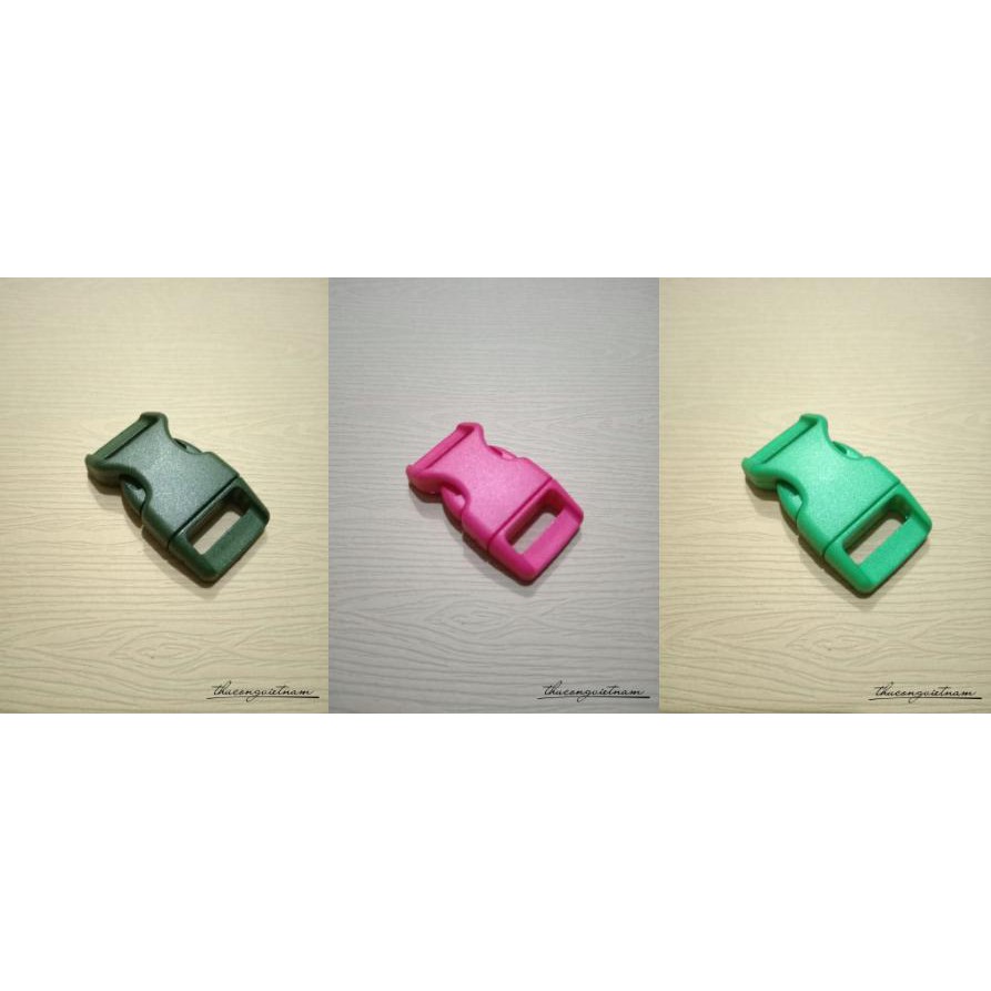 Khóa paracord nhựa cong 2cm