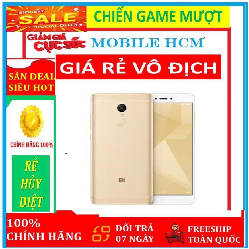 điện thoại Xiaomi Redmi Note 4X mới 2sim Ram 2G/16G, chơi game mượt, có Tiếng Việt sẵn