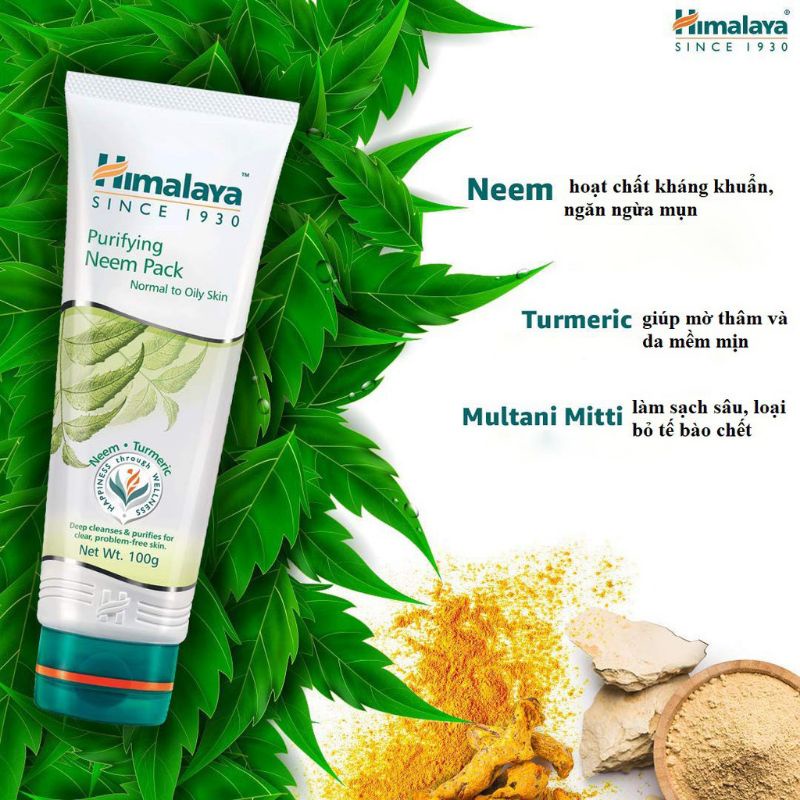 MẶT NẠ ĐẤT SÉT _ HIMALAYA NEEM FACE PACK 100ML