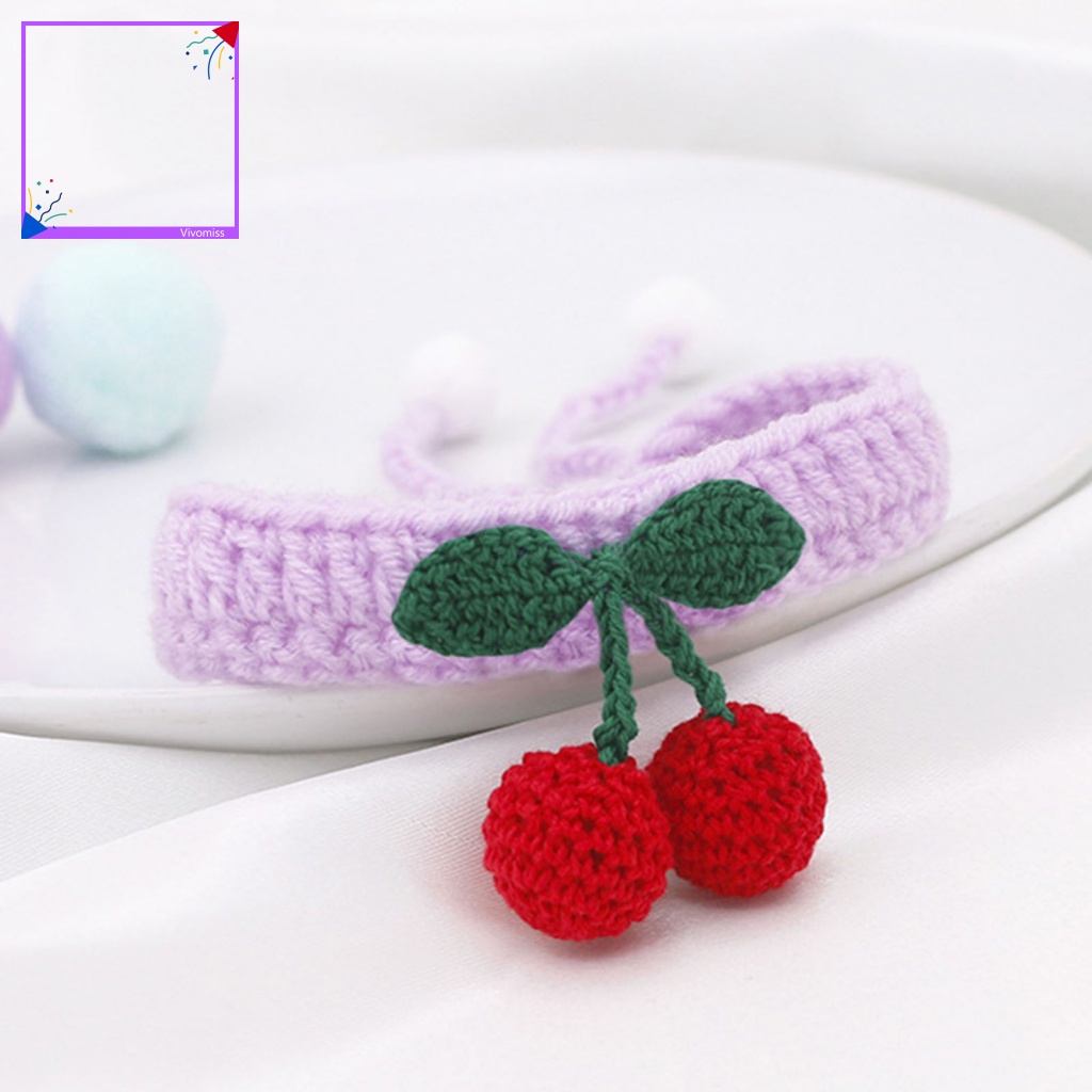 [VM] Vòng Cổ Dệt Tay Nhẹ Nhàng Dễ Phối Đồ Mặc Hàng Ngày Cho Mèo