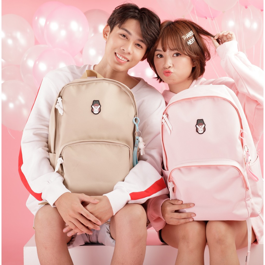 Ba Lô Thỏ Bảy Màu Couple Edition - Màu Hồng - HooHooHaHa