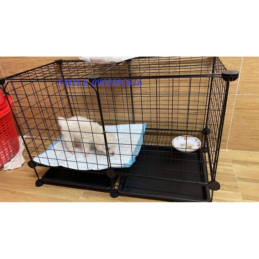 [COMBO] CHUỒNG, QUÂY, LỒNG LƯỚI THÉP TĨNH ĐIỆN DÀNH CHO CHÓ MÈO THÚ CƯNG ĐA NĂNG