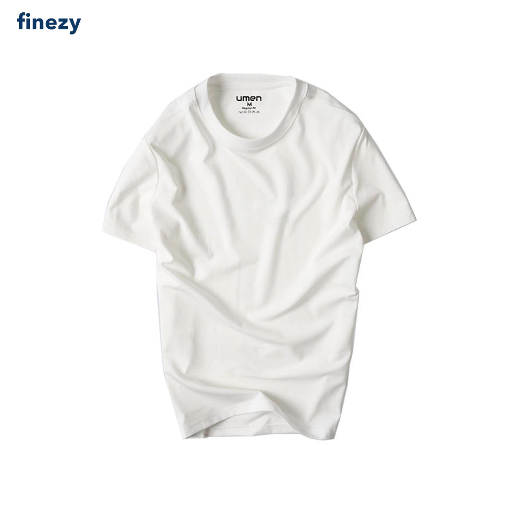 Áo thun nam Finezy cổ tròn tay ngắn vải cotton co giãn, thoáng mát