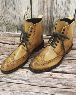 Bốt oxford boots da thật hãng Vero cuoio size 38