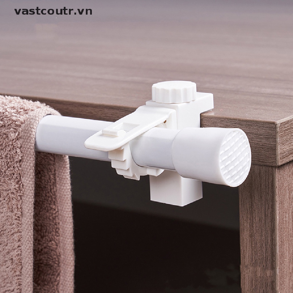 Set 2 Kẹp Giữ Thanh Treo Rèm Có Thể Điều Chỉnh