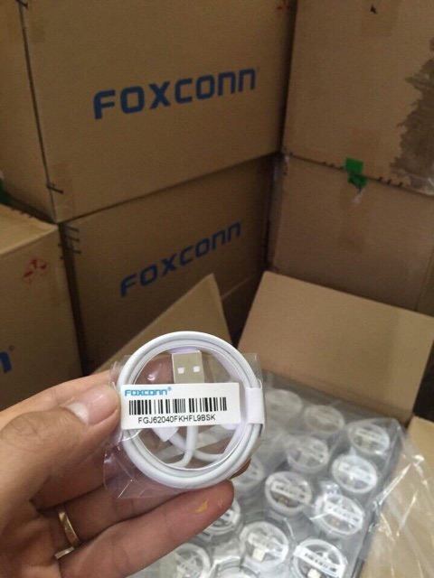 Cáp sạc iphone Foxconn 5ic (sỉ giá cực sock)