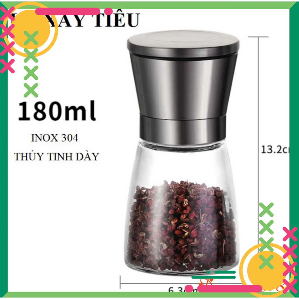 [FREE SHIP] 💥Ở ĐÂU RẺ - TÔI RẺ HƠN💥 Dụng cụ xay tiêu inox sang trọng 💥 SIÊU HOT💥