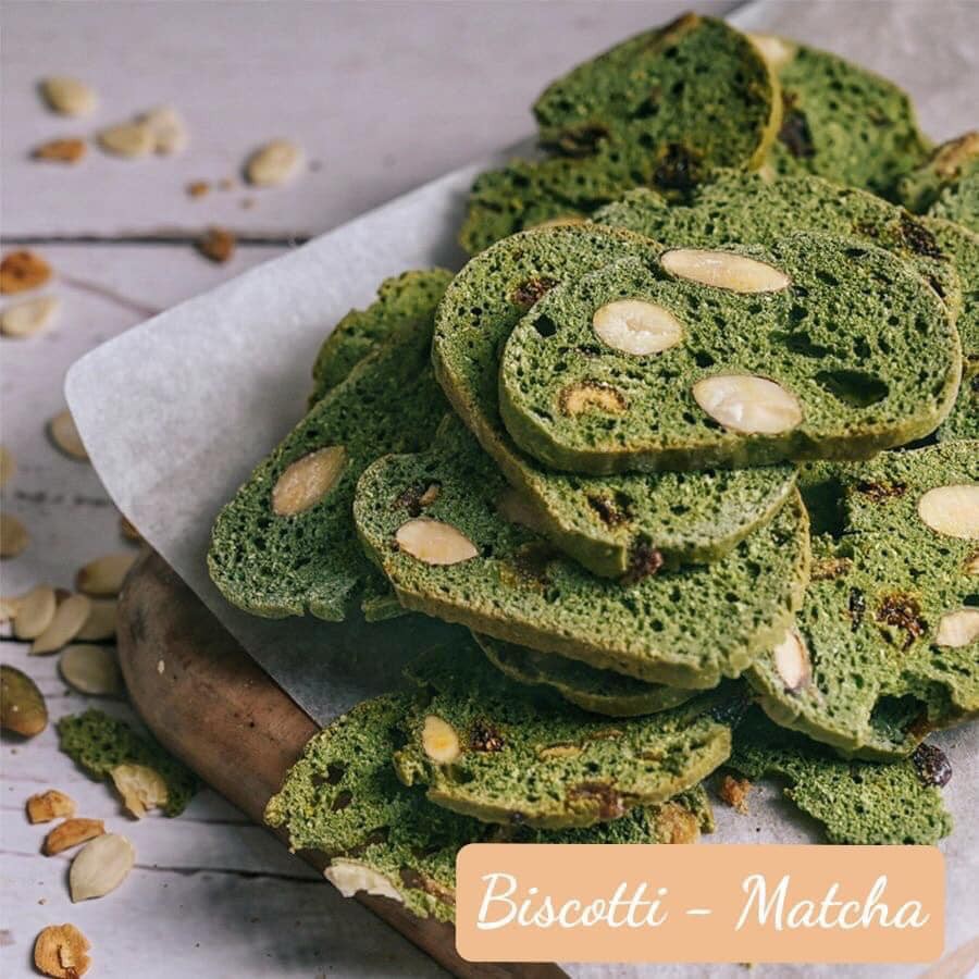 Bánh BISCOTTI Ăn Kiêng Mix 3 vị Matcha, Chocalate, Vani - Ăn Kiêng - Giảm Câm