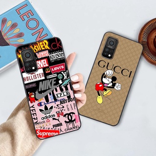 Ốp Xiaomi Mi 10T Pro in hình thương hiệu, thời trang cao cấp