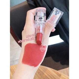 Son thỏi lì siêu mịn môi DOLLY VARIETY [Màu Hồng trà sữa]