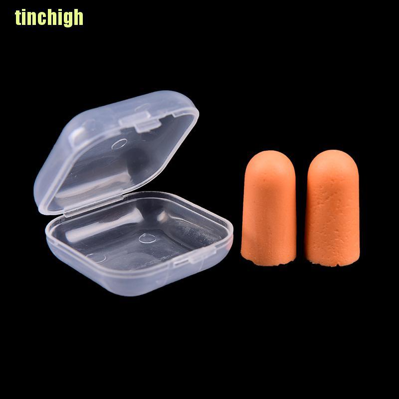 2 nút bịt tai bằng cao su mềm chống tiếng ồn tiện lợi