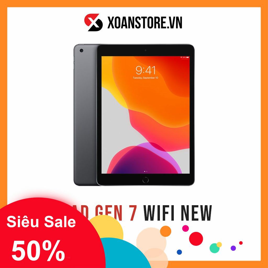 IPAD GEN 7 WIFI 32GB 128GB CHÍNH HÃNG MỚI 100% và Likenew 99% BẢO HÀNH 12 THÁNG TẠI  XOAN STORE