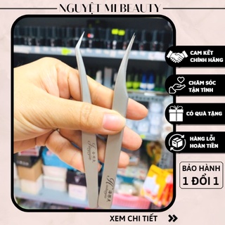 Nhíp tách gắp mi( bao da nâu )