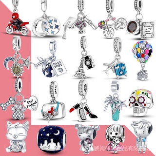 2022 new design plata charms of the original 925 charm fits original brand bracelet silver color female pendant jewelry