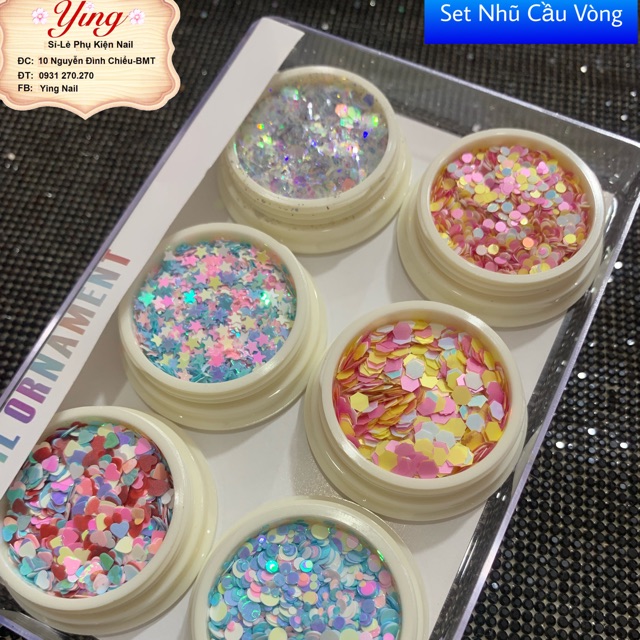 Set Nhũ Cầu Vồng