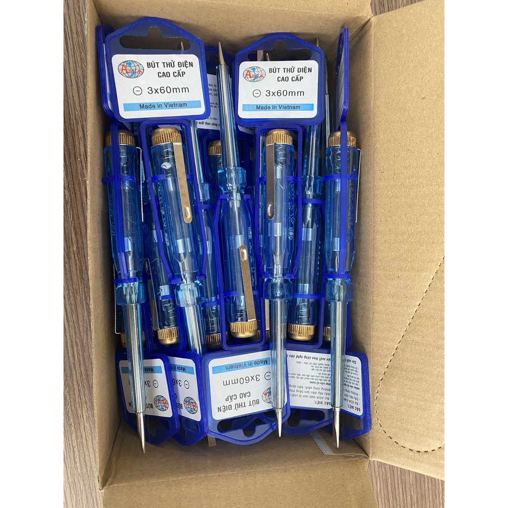 Bút Thử Điện, Vít Thử Điện Có Đèn Báo ASIA