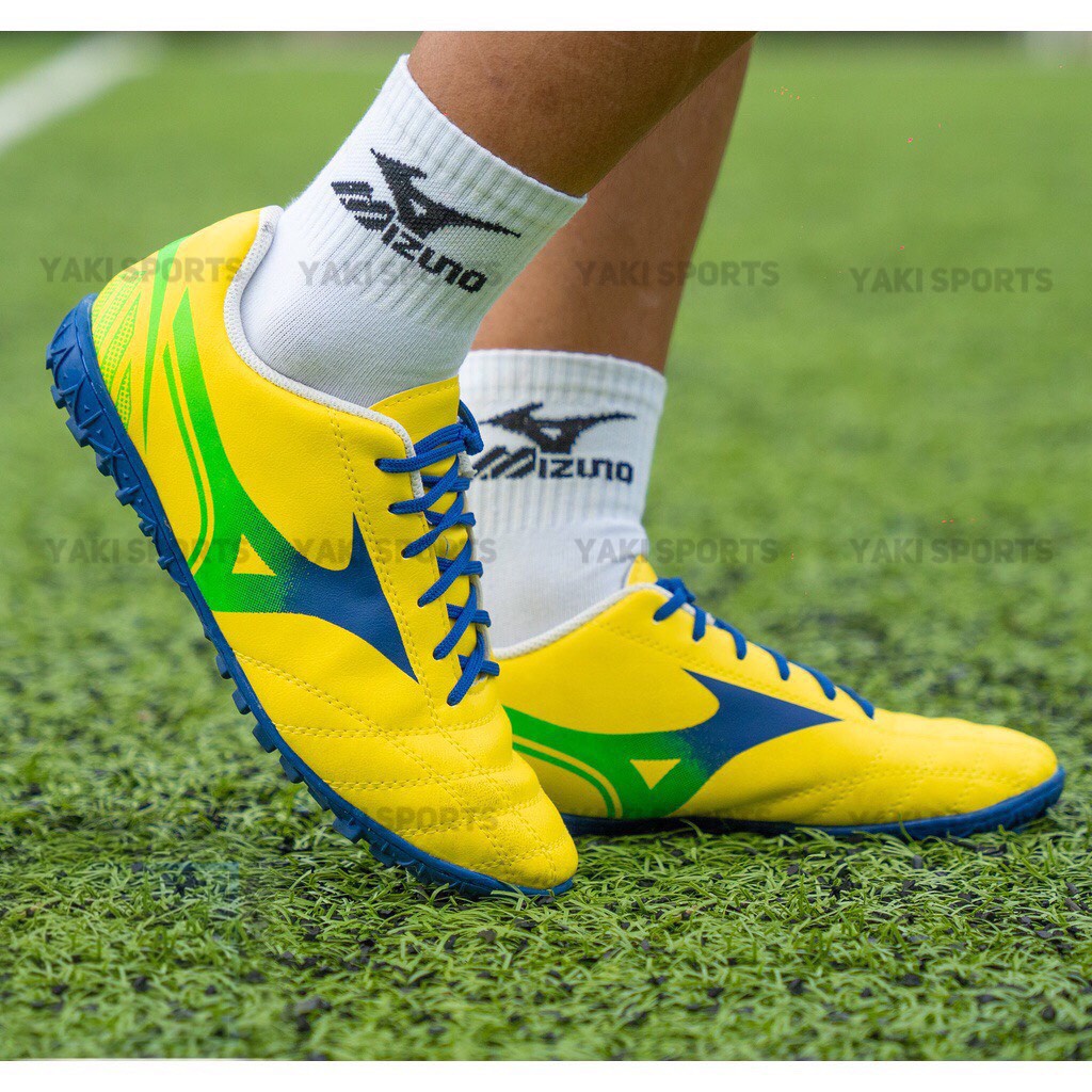 Giày đá bóng Mizuno sân cỏ nhân tạo-Khâu đế 100%-Đế Cao Su Siêu Bền