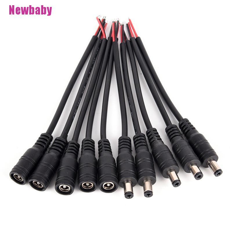 Set 5 CặP ĐầU CắM ĐầU CắM Sang Lỗ CắM 5.5x2.1mm Chuyên DụNg