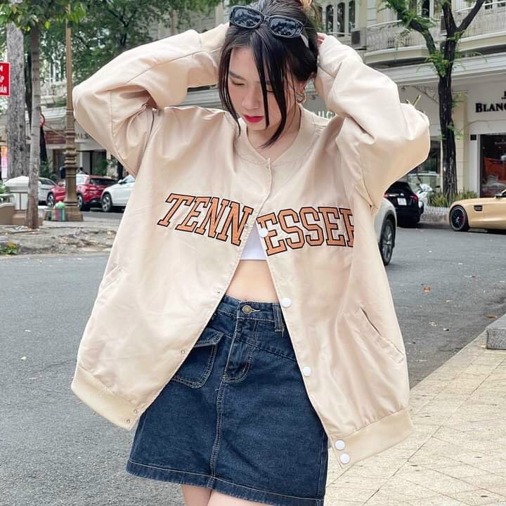 Áo Khoác Dù Cặp Nam Nữ 2 Lớp Ulzzang Unisex Form Rộng Bomber 7zia Jacket