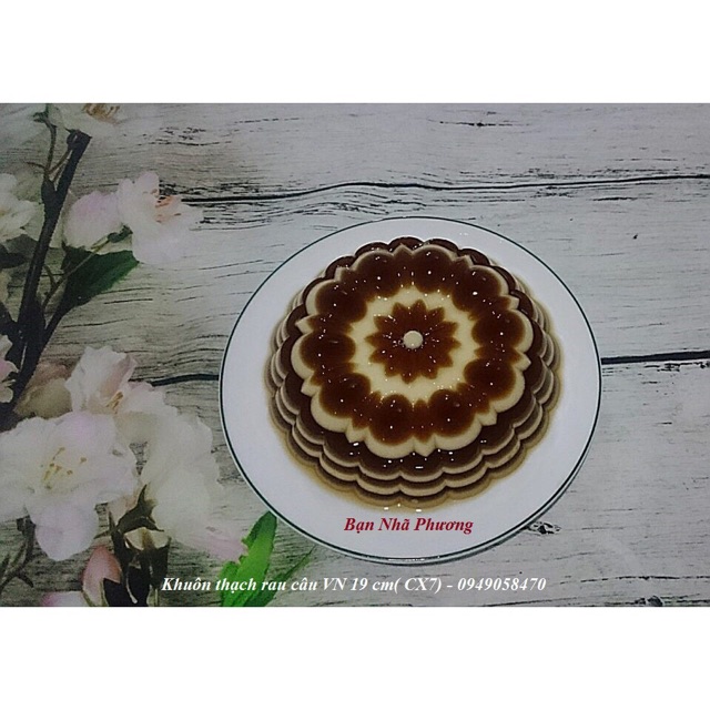 Bộ 9 khuôn nhựa làm rau cau, nhấn cơm 20cm như hình