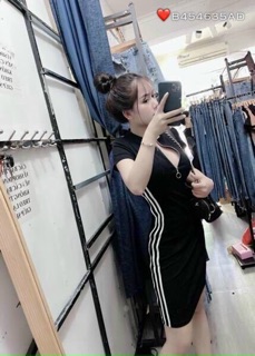 Đầm body dây kéo