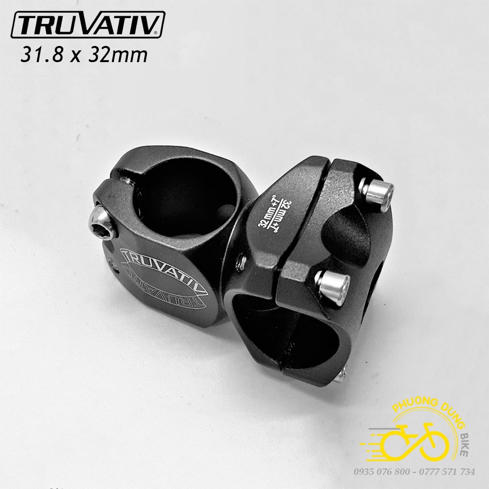 Pô tăng nhôm xe đạp TRUVATIV cỡ 31.8x32mm