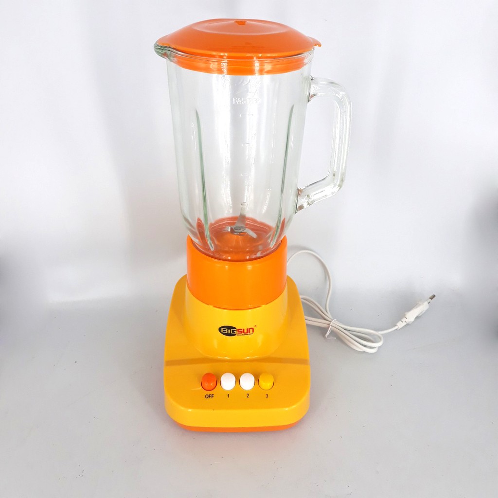 Máy Xay Sinh Tố Bigsun BB-379M 3 Cối Thủy Tinh - 1.25 Lít - Xay Đa Năng - Hàng Chính Hãng (Bảo Hành 12 Tháng)