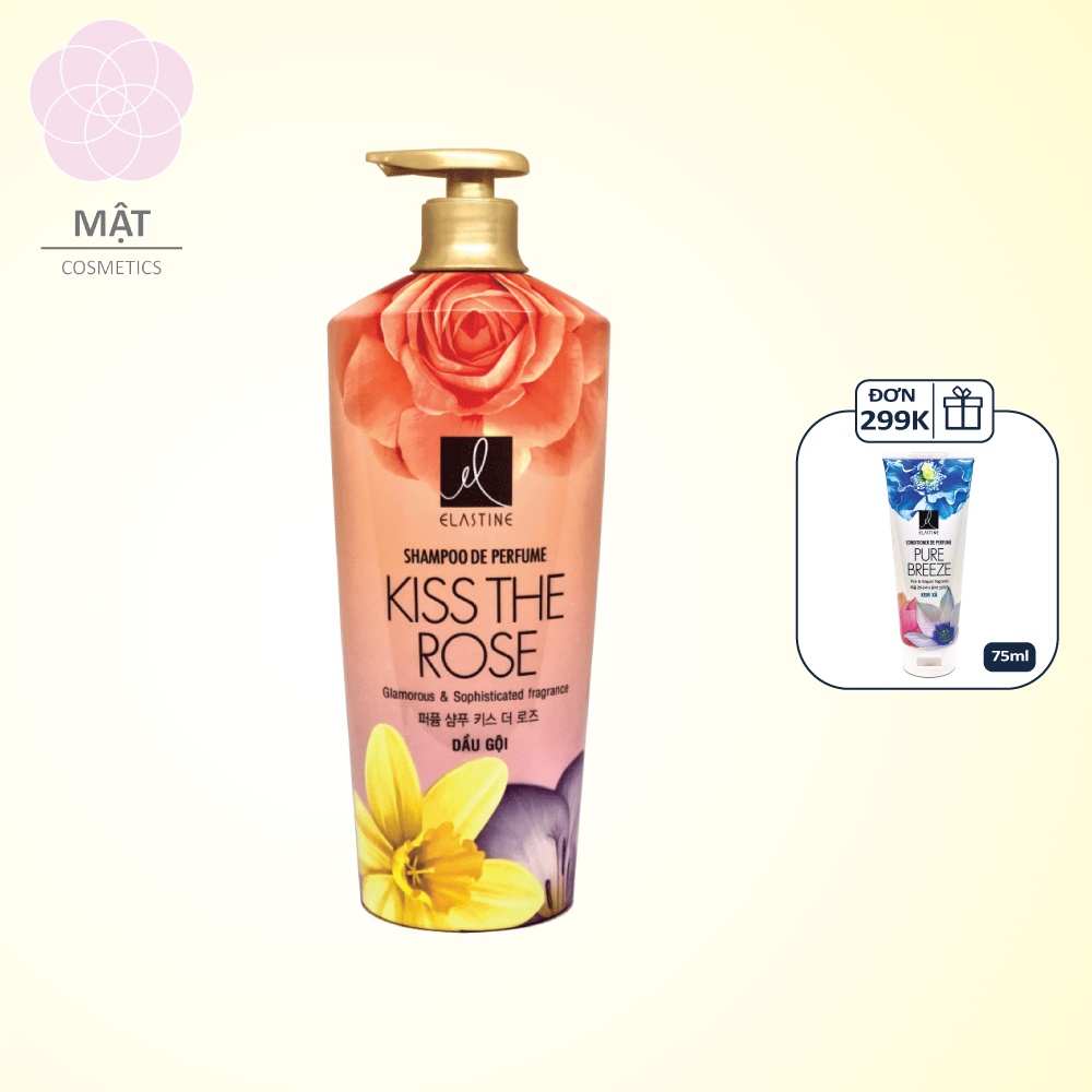 Dầu gội nước hoa Elastine Kiss The Rose 1000ml