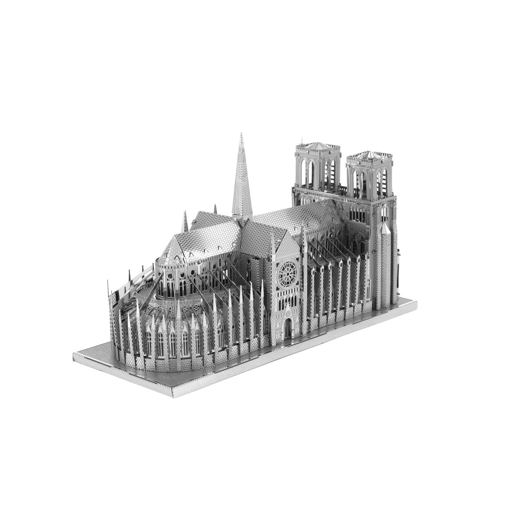 Mô Hình Lắp Ráp 3d Nhà Thờ Đức Bà Paris