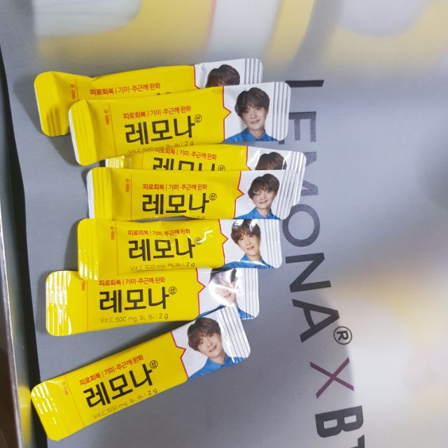 Nước uống vitamin C Lemona x BTS gói 2g