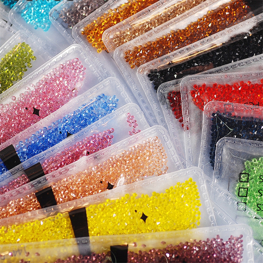 Set 1440 Hạt 3d 1.1mm Trang Trí Móng Tay Nghệ Thuật
