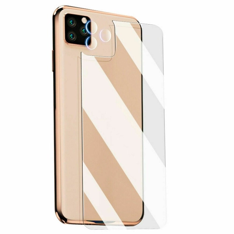 Set Kính Cường Lực Màn Hình + Mặt Sau Bảo Vệ Điện Thoại Cho  Compatible For iPhone 12 Mini Pro Max 5g