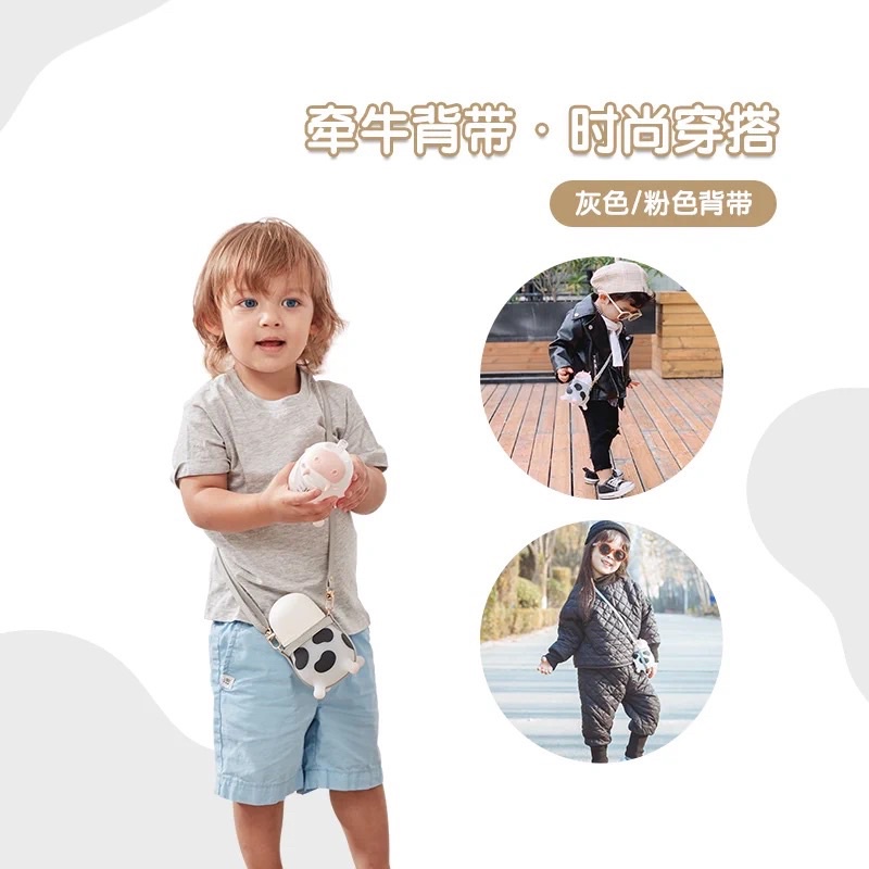 Bình bò sữa Baby Kingdom set núm + ống hút