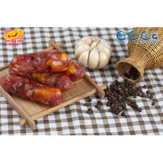 LẠP XƯỞNG MAI QUẾ LỘ VỊ TIÊU TRỨNG MUỐI TÂN HUÊ VIÊN 500G