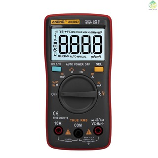 Bộ Đồng Hồ Đo Điện Áp Ac / Dc Aneng An8002 6000