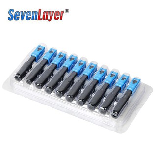 Set 10 đầu nối cáp quang UPC tháo lắp nhanh FTTH SC chất lượng cao
