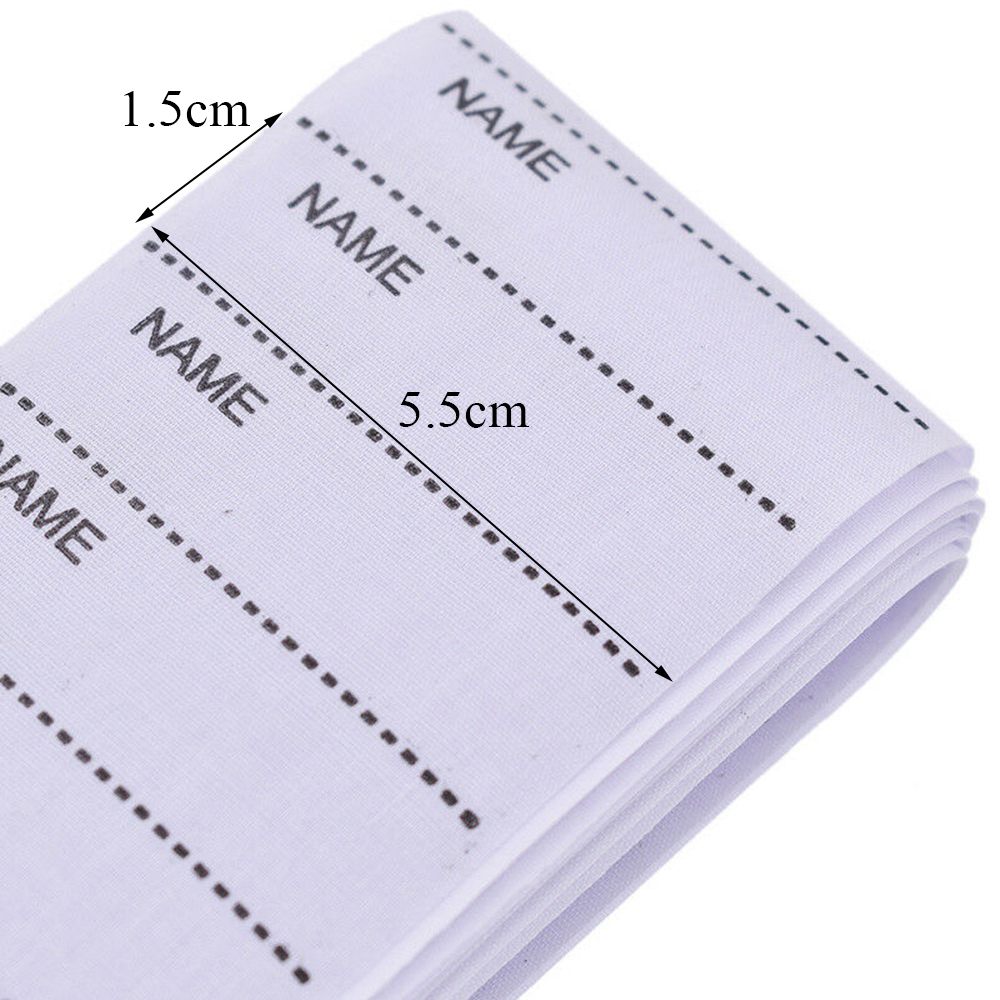 Daphne Set 200 Nhãn Tên Bằng Vải Không Dệt Có Thể Giặt Rửa Đa Ứng Dụng