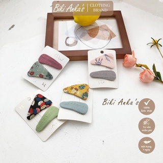 Set kẹp vải Handmade Nana phong cách Vintage