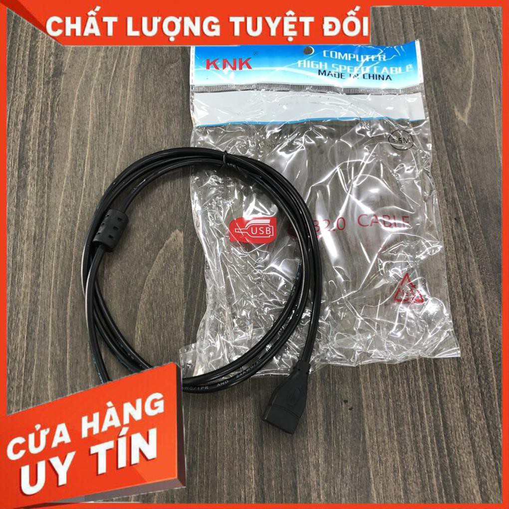 Freeship 50k Cáp USB nối dài 1M5 đen chống nhiễu-DC285 | BigBuy360 - bigbuy360.vn