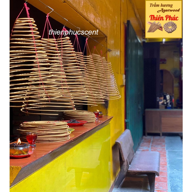 Nhang vòng trầm hương cao cấp 24 giờ, 3.5 giờ - Nhang sạch,mùi hương tuyệt dịu,tỏa hương xa