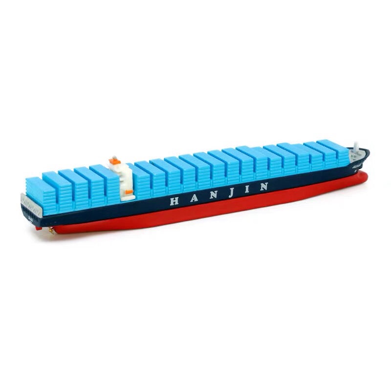 Mô Hình Tàu Chở Hàng Hanjin 145 1:4000 Bằng Hợp Kim