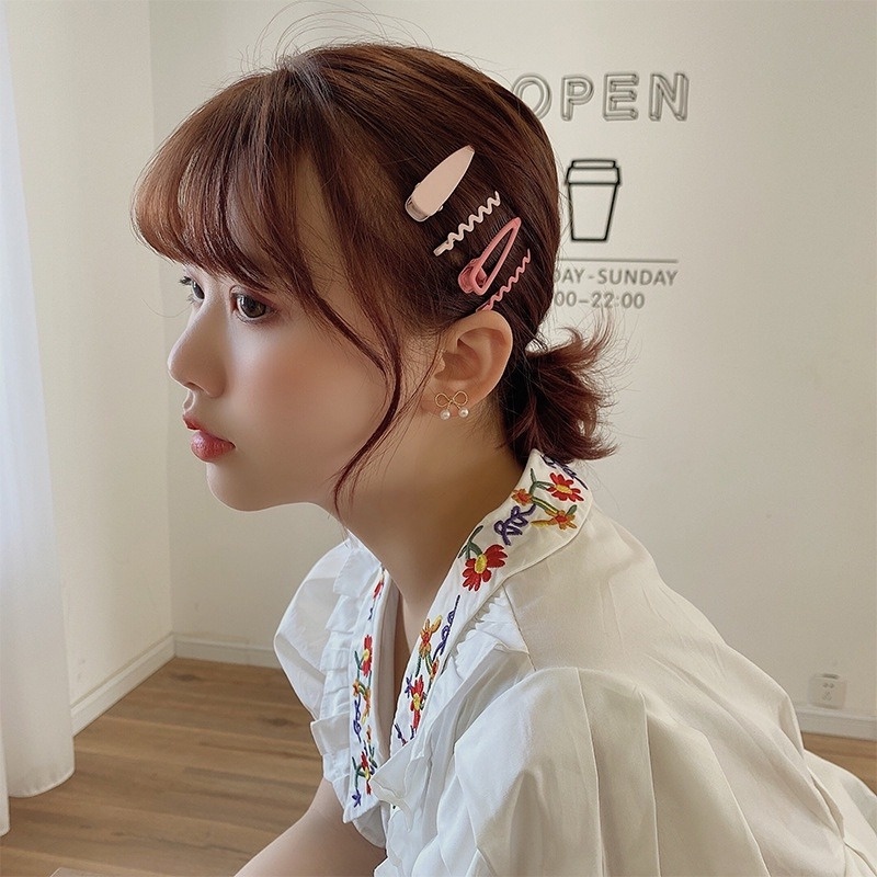 Kẹp Tóc Nhỏ Nhắn Màu Sắc Dễ Thương Xinh Xắn Dành Cho Nữ
