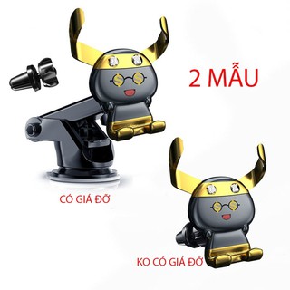 Giá đỡ điện thoại trên ô tô cao cấp có 2 loại hít chân không và kẹp không có hít