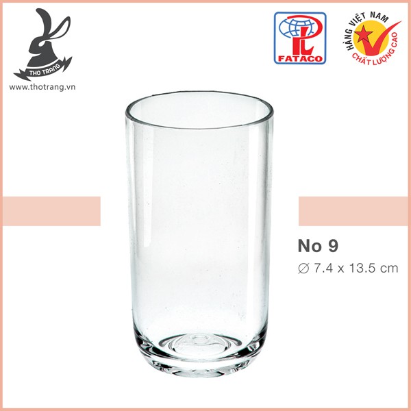 Ly Uống Bia No9 Nhựa Trong Acrylic Cao Cấp Fataco Việt Nam