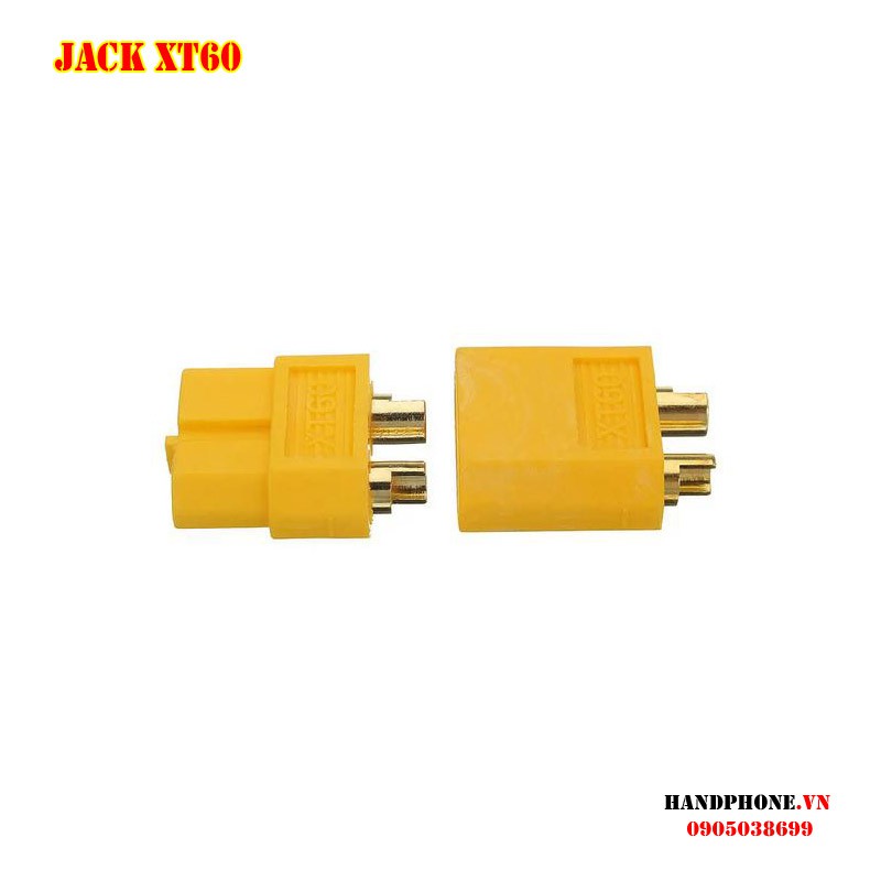 Jack cắm XT60 mạ vàng - Phích nối nguồn điện cho thiết bị điện công suất lớn